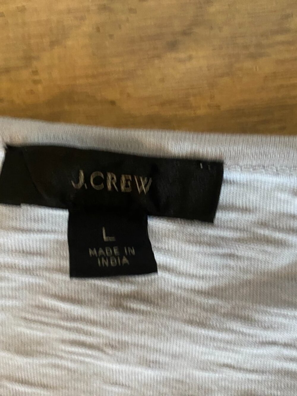 J Crew Light Blue Eyelet Flutter Sleeve Top Size Large - Picture 7 of 8